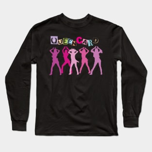 silhouette design of (G)idle in the queencard era Long Sleeve T-Shirt